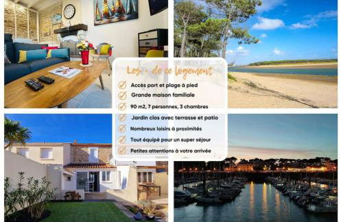 "COCON SAINT HILAIRE" Maison de charme 7 personnes, jardin clos, 5 min plage, port, commerces - Foto 2