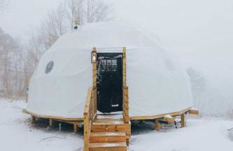Asheville Luxury Glamping Dome - Mountain Views, and Hot Tub! - Foto 7