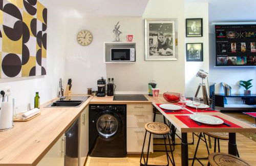 Appart Ciné Spa Amiens Cathédrale Parking Beffroi - Foto 12