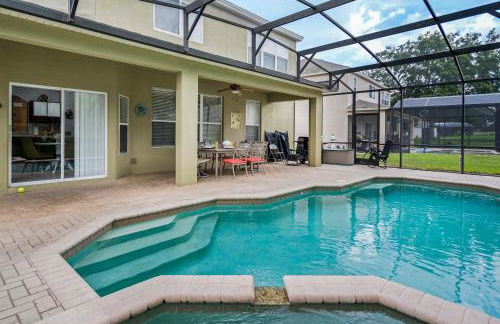 Spacious 6BR Villa Pool Parking Near Disney World - Foto 35