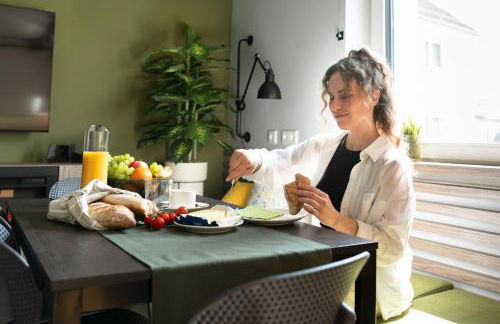 HOUSE 756 MAINZ - DESIGN-FERIENHAUS, 4 Schlafzimmer, 3 Bäder, SAUNA & Kamin - Foto 15