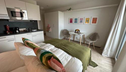 Komfortables, barrierefreies Appartement mit sonnigem Balkon in der Nähe von Flughafen und Messe 30 - Foto 4