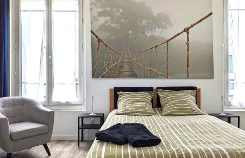 Grande maison rénovée, 10 pers, métro 7 min, Paris centre 20 min, supermarché 100 m - Foto 11