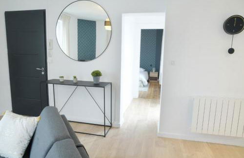 T2 de 55m2 avec toit terrasse, hyper centre, wifi, draps, savons et serviettes fournis - Foto 14