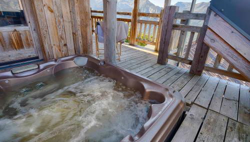 Chalet Le Perchoir, Spa, Sauna, sur les pistes - Foto 5