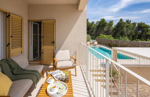 Summer House Lea - Villa with heated pool and sea view - Foto 24