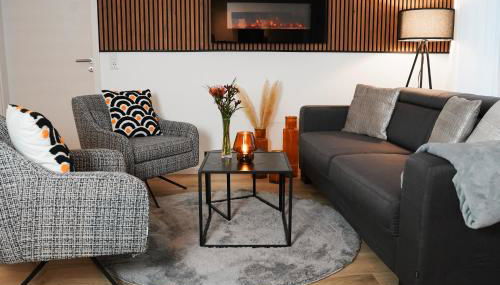 Paderborn-Oase mit Kamin-Balkon-Stilvolles Zuhause-24 -7 Self Check in, kostenloser Parkplatz - Foto 5