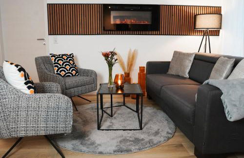 Paderborn-Oase mit Kamin-Balkon-Stilvolles Zuhause-24 -7 Self Check in, kostenloser Parkplatz - Foto 5