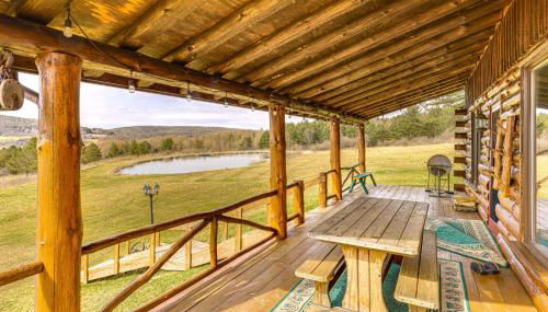 Log Cabin with Pond and Trail Access in Almond! - Foto 2