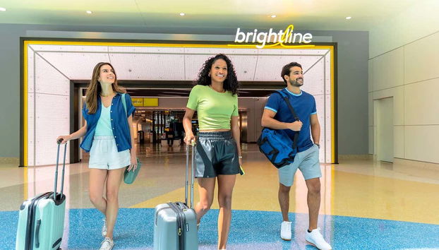 Arrivée à Orlando en train