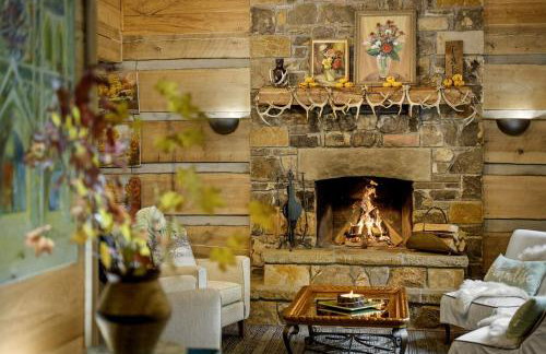 Impressive Log Cabin with Fireplace, Fire Pit and Hot-tub in Unionville, Indiana - Foto 8
