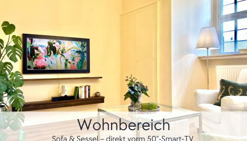 ALTE FÖRSTEREI - Altstadtwohnung mit Stil & Aufzug - in der Hinterburg Schlitz - mit Garten, Parkplatz & E-Ladestation - Hunde willkommen - Fulda, Bad Hersfeld, Alsfeld in 25 km Entfernung - Foto 4