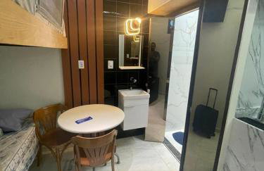 Adorável Tiny house 5, ar, cozinha completa, wifi e tv smart - Foto 1