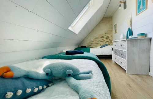 Maison Maillots et Bigorneaux, 15 pers, jacuzzi, 40m de la mer - Foto 34