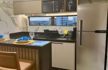 Flat VIP em Boa Viagem - Perto Aeroporto-Shopping Recife e Praia - check in 24h - wi-fi rápido - prédio piscina, coworking, academia e etc - Foto 6