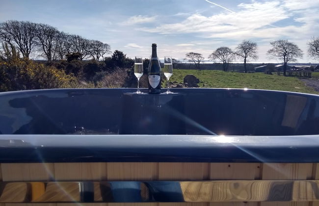 Cleeves Cabins, Arran Luxury Lodge With hot tub - Foto 12