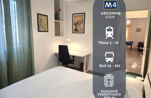 M4 - Private Garage - Linate Airport - Self CheckIn - Suite Lomellina - MilanoFlats - Foto 5
