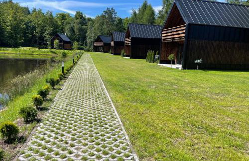 Przystanek Kistówko komfortowe domki z jacuzzi, staw wędkarski, kominek, las, przestrzeń - Foto 56