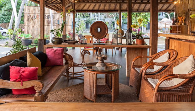 Zona de estar del vestíbulo