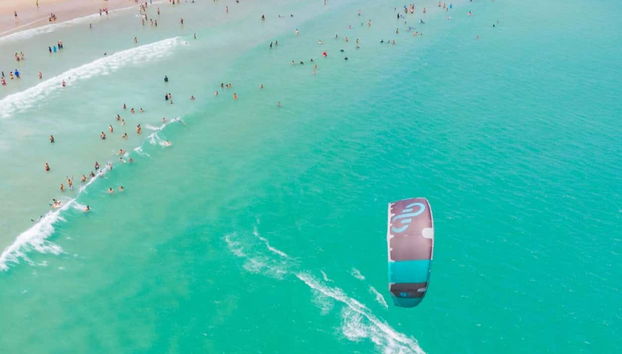 Vista aérea de playa del Francés