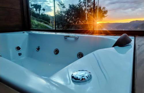 Cabana com banheira na colina - Foto 6