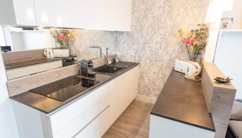 Superbe Studio 4pers vue mer panoramique par Groom - Foto 3, stove, dishwasher, toaster