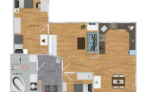 Große Landhauswohnung - Foto 20