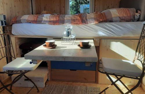 Zirkuswagen Glamping für 2 mit Veranda Küche Netflix Parken und Hofladen - Foto 5