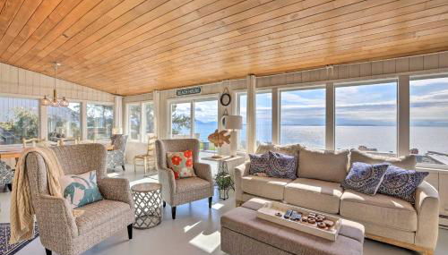 Waterfront Ferndale Home Deck and Beach Access - Foto 3