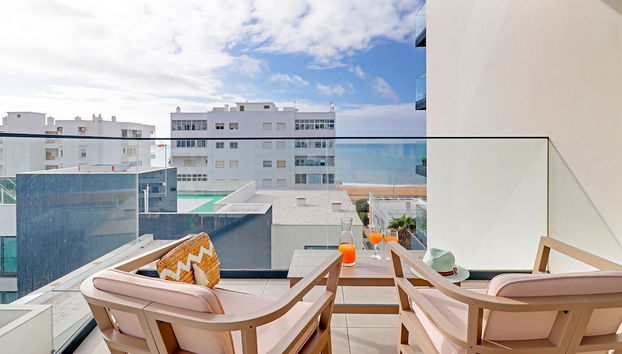 SKY Beach Apartment in Quarteira - Foto 2, Habitación