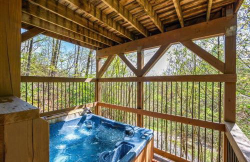 Charming A-Frame Cabin w Hot Tub & Mountain Views - Foto 42