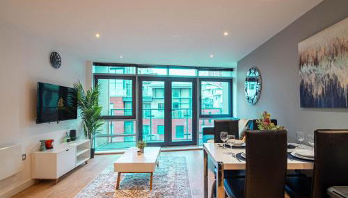 Balcony Waterside 2-Bed Apartment Central Leeds - Foto 3