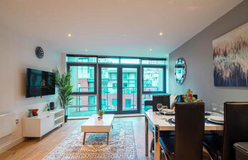 Balcony Waterside 2-Bed Apartment Central Leeds - Foto 3