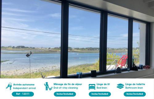 Vue exceptionnelle - Maison pour 4 - 100m plage - Foto 2