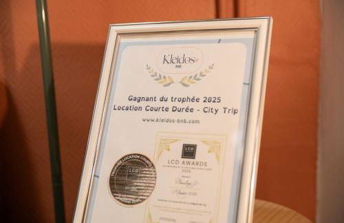 Agapé by Kleidos -Disney à 10min, T2 , 4P, Parking gratuit et terrasse - Foto 8