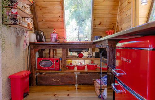 Chale Alcantara Jacuzzi, Lareira e Deck com Vista - Foto 10