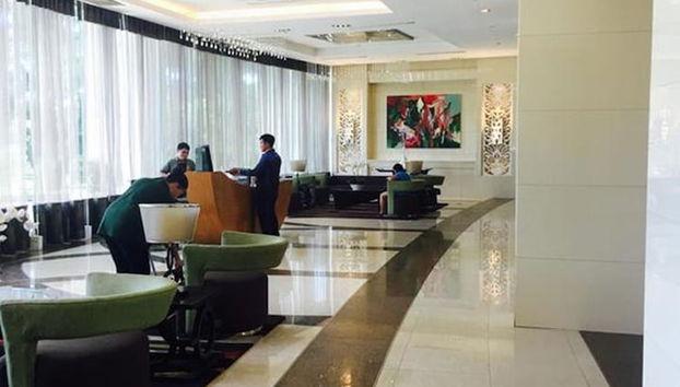 Zona de estar del vestíbulo