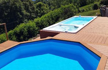 Coquette maison à la campagne avec Jacuzzi SPA nage et Piscine - Foto 2