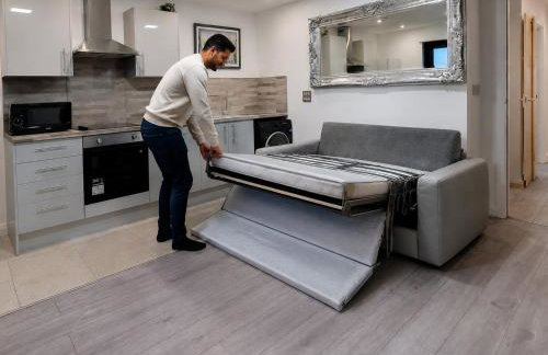 Sidemersey Livings - Relaxing Central Tailored Apartment with Free Parking, French Balcony - Foto 9