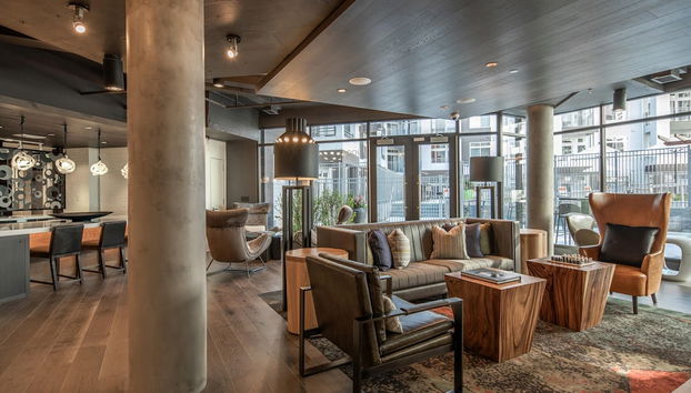 Zona de estar del vestíbulo