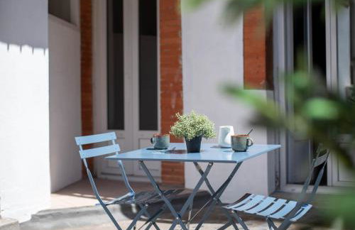 Appartment Climatisé - with AC & small cosy room - Private rare Terrace - Centre Toulouse - Foto 30