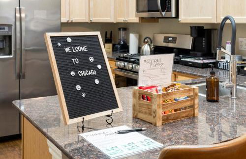 Stylish 2BR Walk to Rush UIC 10 Min Downtown Chicago Free Parking Wifi - Foto 18