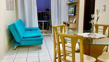 Apto charmoso na V Planalto perto Shopping com 2 Quartos de Casal ArCond Wifi 500megas Home Office e Garagem em Dourados - Foto 1