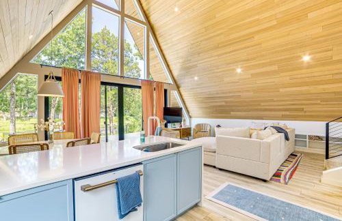 A-Frame Cabin with Deck Near Cedar Creek Lake - Foto 9