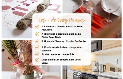 Terracotta Room - Proche Stade de France & CDG & Paris - Foto 35