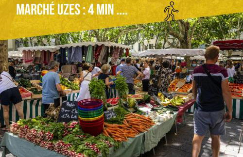 Ulysse, Appartement Spacieux au Centre Historique d'Uzès en rez-de-chaussée avec extérieur, proche parking des Marroniers - Foto 25