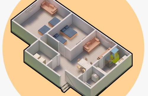 Dayton with 5 Beds Sleeps 10 2 Bedrooms plus WIFI - Foto 5