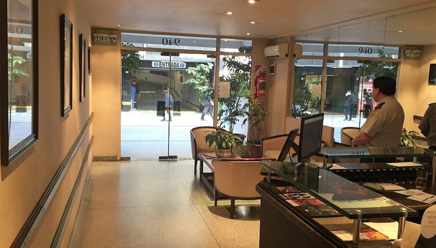 Zona de estar del vestíbulo