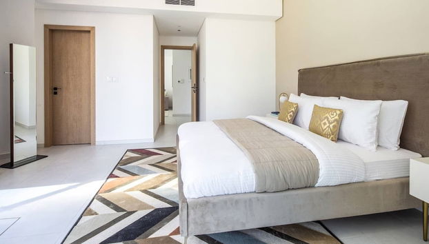 Modern + Minimalist 1BR in Burj Khalifa Boulevard! - Foto 4, Habitación