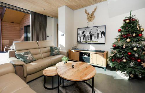 Chalets Horizon Blanc - Vue exceptionnelle Loup Blanc -Sauna extérieur Ours des Glaces -5 étoiles - Foto 67